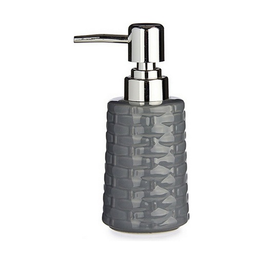 Dispensador de Jabón Berilo J912-A-GRIS Gris Plateado Cerámica 350 ml (6 Unidades)