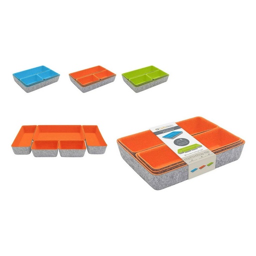 Drawer Organizer Confortime Felt 27,5 x 20 x 5,3 cm 5 Pieces (5 Units)