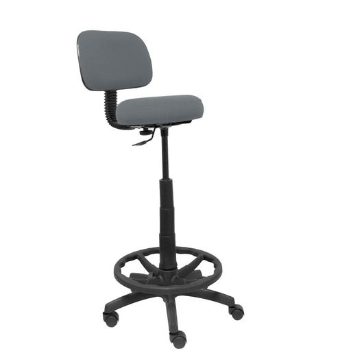 Taburete Llanos Piqueras y Crespo LB220RN Gris PVC