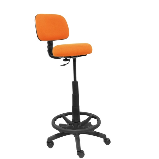 Taburete Llanos Piqueras y Crespo LB308RN Naranja PVC
