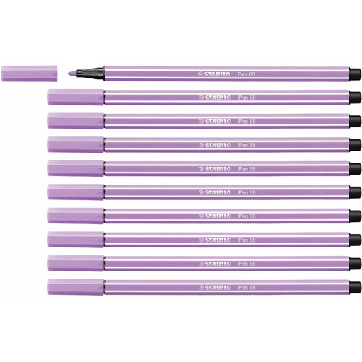 Rotuladores Stabilo Pen 68 Lila (10 Piezas)