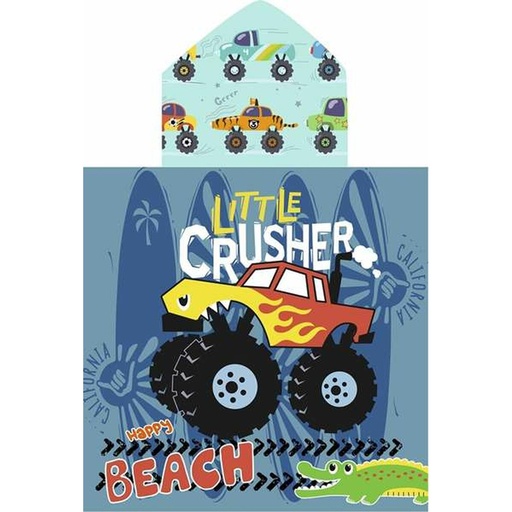 Poncho-Toalla con Capucha Secaneta Crusher 60 x 120 cm