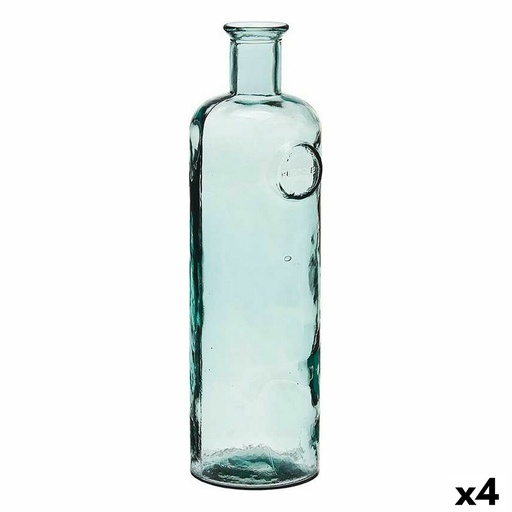 Botella decorativa Gift Decor Stamp Transparente 14 x 44 x 13 cm Decoración (4 Unidades)