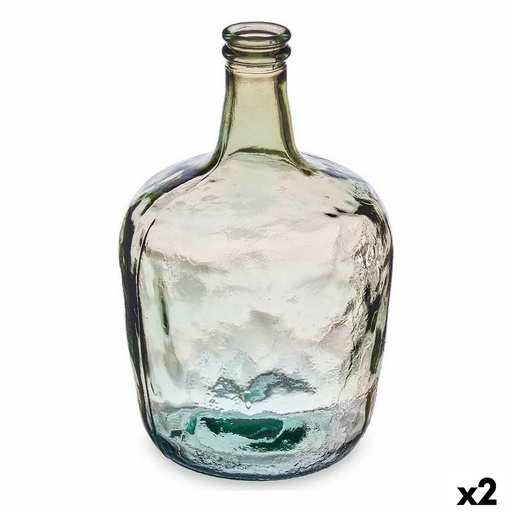 Botella decorativa Gift Decor 2255/08-CH Champagne Liso 8 L 19,5 x 35,5 x 19,5 cm Decoración (2 Unidades)