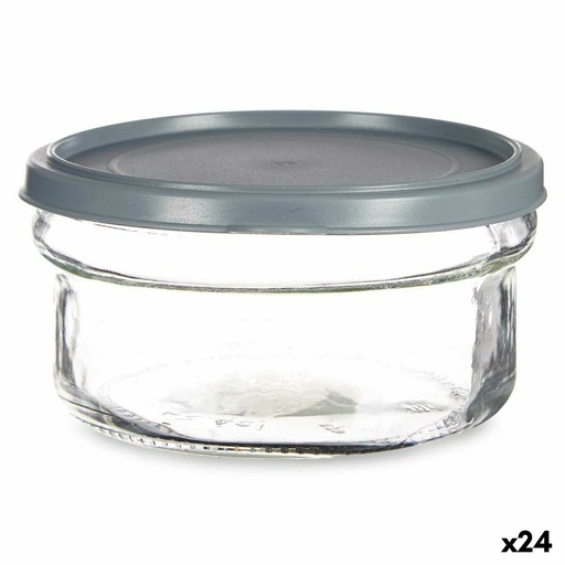 Fiambrera Redonda con Tapa Vivalto 249-3 Gris Plástico 415 ml 12 x 6 x 12 cm (24 Unidades)