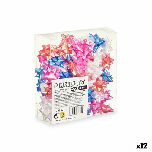 Lazos Pincello 8 PVC 4 cm Brillo Pastel (12 Unidades)