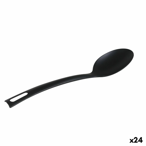 Cucharón Quttin   Nailon Negro 29 x 6 cm (24 Unidades)