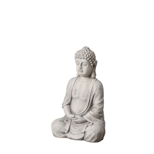 Decorative Figure Grey Buddha Ethnic 44,5 x 28 x 70,5 cm