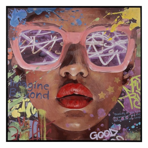 Canvas Canvas Pine 100 x 3,5 x 100 cm