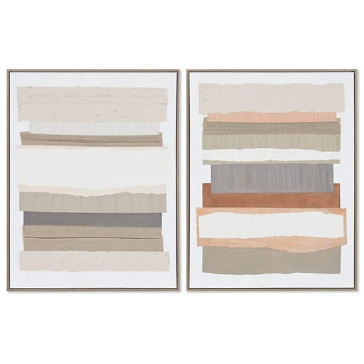 Lienzo Home ESPRIT Pino Lienzo 62 x 4,5 x 82 cm 62,3 x 4,5 x 82,3 cm