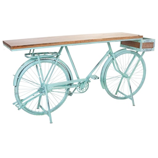 Recibidor Alexandra House Living Bike Turquesa 50 x 94 x 198 cm