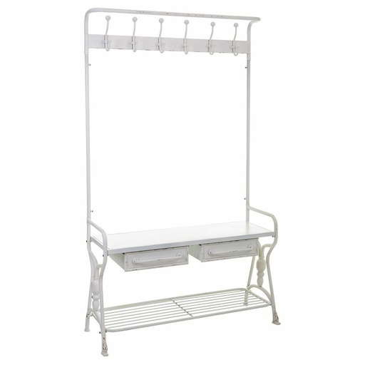 Recibidor Alexandra House Living Blanco 39 x 183 x 104 cm