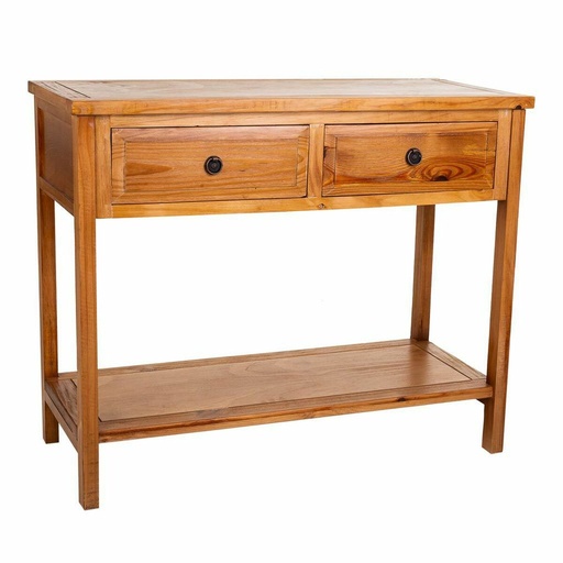Hall Table with Drawers Alexandra House Living Brown 78 x 41 x 95 cm