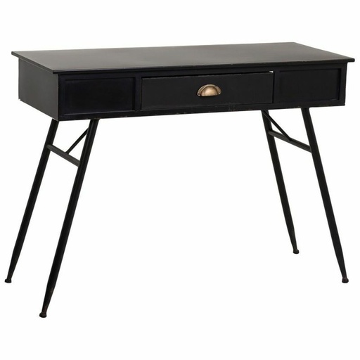 Hall Table with Drawers Alexandra House Living Black 40 x 75 x 100 cm