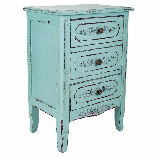 Nightstand Alexandra House Living Blue 32 x 67 x 46 cm