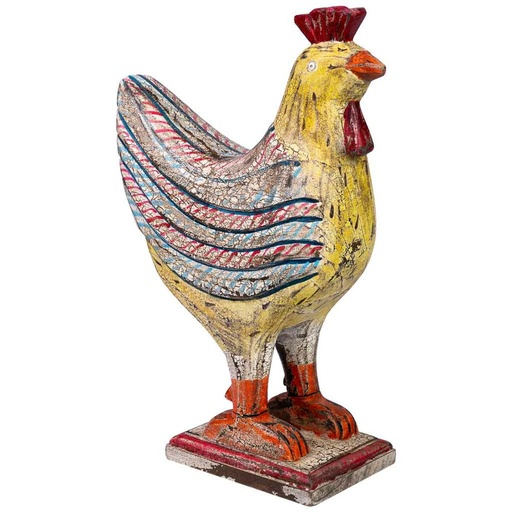 Figura Decorativa Alexandra House Living Gallo 15 x 41 x 31 cm