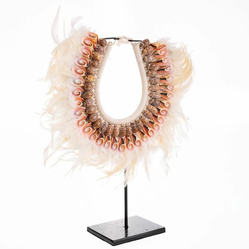 Figura Decorativa Alexandra House Living Blanco 12 x 42 x 25 cm