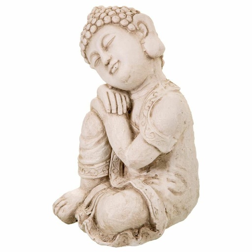 Figura Decorativa Alexandra House Living Gris Buda 25 x 34 x 25 cm