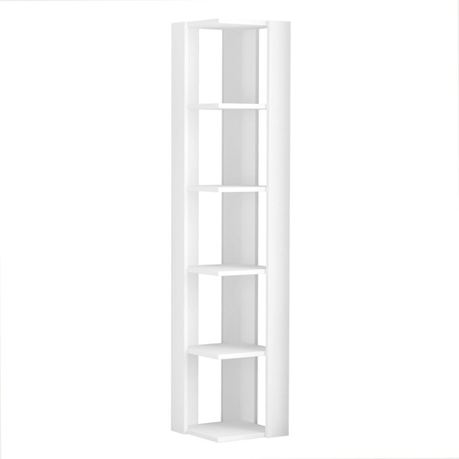 Corner Shelves Alexandra House Living White Wood MDP 33 x 161 x 33 cm 5 Shelves