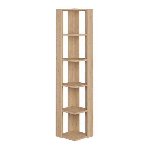 Corner Shelves Alexandra House Living Oak Wood MDP 33 x 161 x 33 cm 5 Shelves