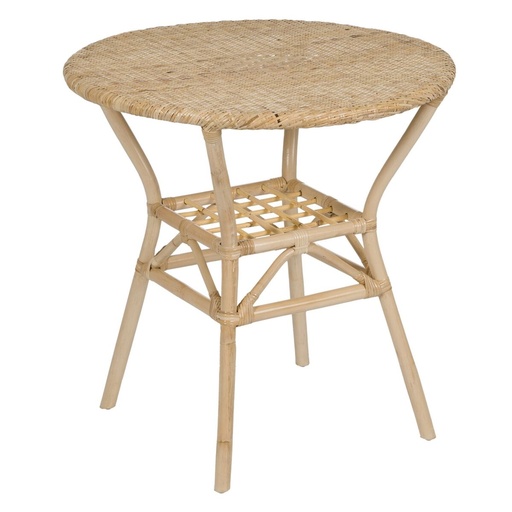 Dining Table Natural Rattan 75 x 75 x 76 cm