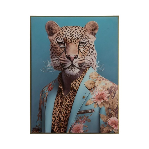 Cuadro Aluminio Cristal Templado 60 x 6 x 80 cm