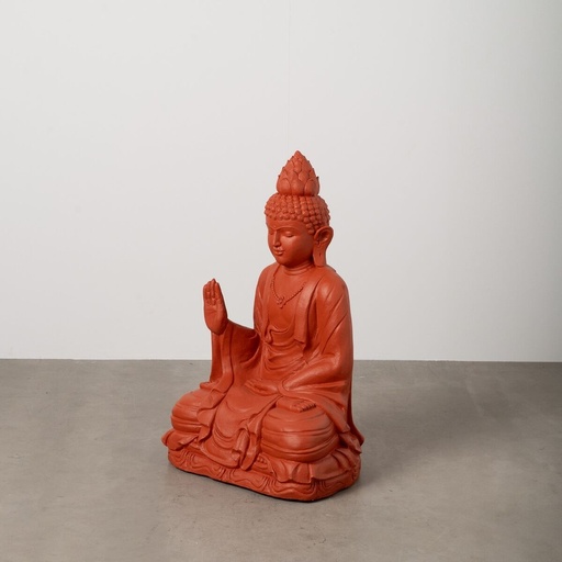 Figura Decorativa Terracota Buda 56 x 42 x 88 cm