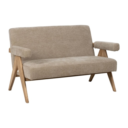 Sofa Beige 134 x 76 x 85 cm