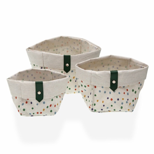 Juego de Cestas Versa Dotty 14 x 14 x 14 cm