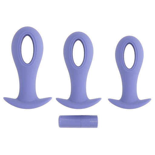 Anal plug Evolved Purple (8,9 cm) (9,5 cm) (10,1 cm)