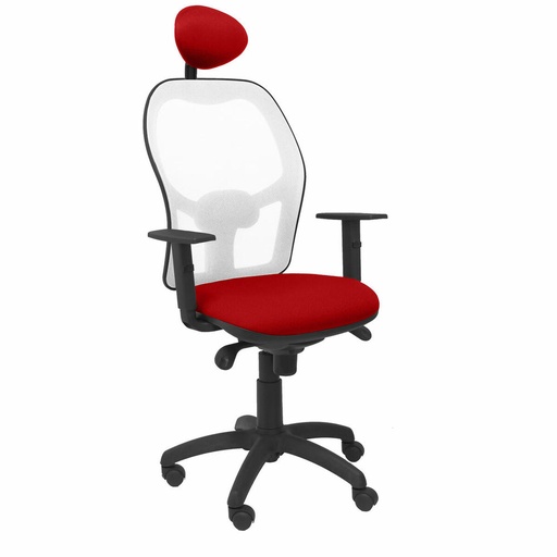 Office Chair with Headrest Jorquera Piqueras y Crespo ALI350C Red
