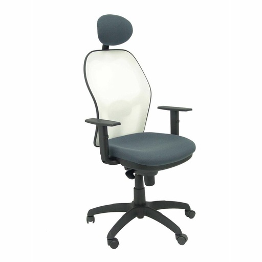 Silla de Oficina con Cabecero Jorquera Piqueras y Crespo ALI600C Gris Gris oscuro