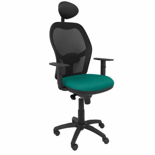 Office Chair with Headrest Jorquera Piqueras y Crespo BALI39C Turquoise