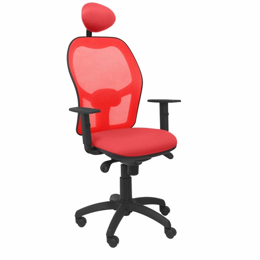 Office Chair with Headrest Jorquera Piqueras y Crespo ALI350C Red