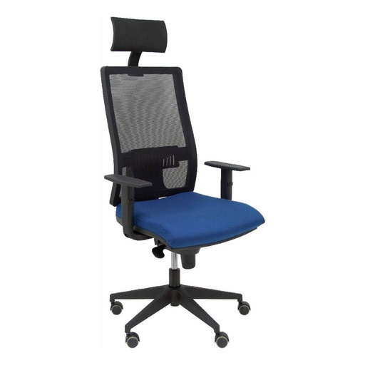 Office Chair with Headrest Horna  Piqueras y Crespo BALI200 Navy Blue