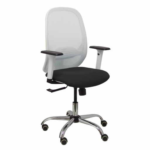 Silla de Oficina Cilanco Piqueras y Crespo 354CRRP Blanco Negro