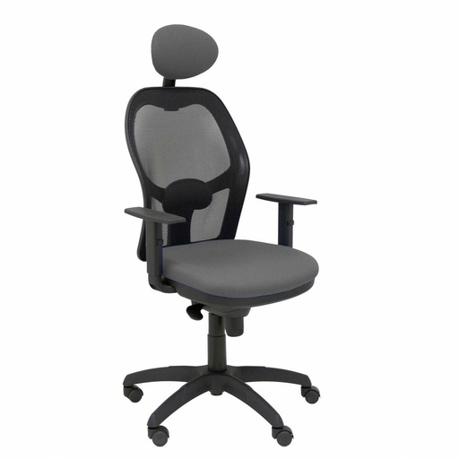 Silla de Oficina con Cabecero Jorquera Piqueras y Crespo 228064 Negro