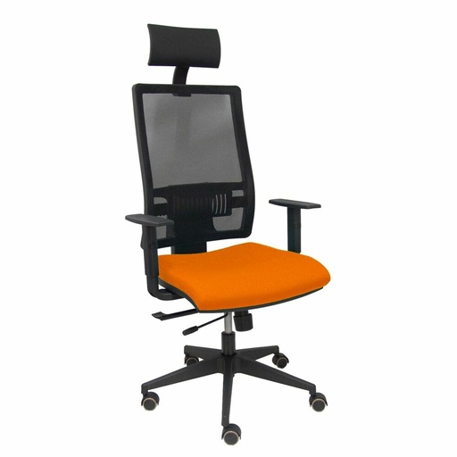 Silla de Oficina con Cabecero Piqueras y Crespo B10CRPC Naranja