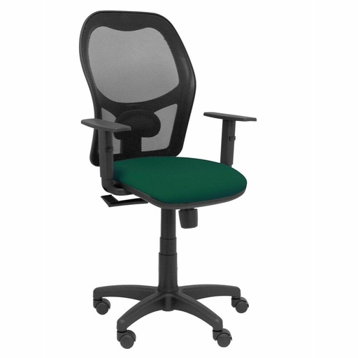 Silla de Oficina Piqueras y Crespo 6B10CRN Verde oscuro Con reposabrazos
