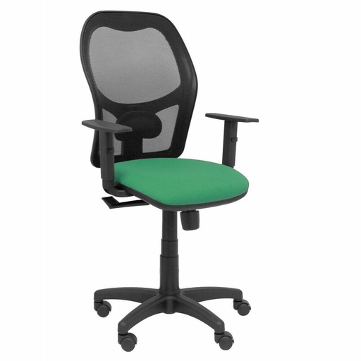 Silla de Oficina Piqueras y Crespo 6B10CRN Verde Esmeralda Verde Claro Con reposabrazos
