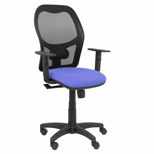 Silla de Oficina Piqueras y Crespo 1B10CRN Azul Azul claro Con reposabrazos
