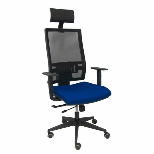 Silla de Oficina con Cabecero Piqueras y Crespo B10CRPC Azul marino