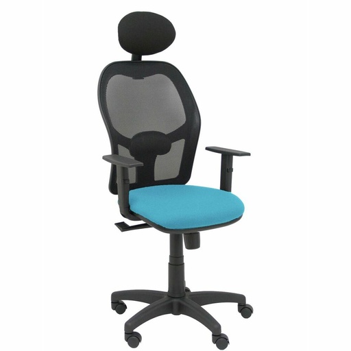 Office Chair with Headrest Piqueras y Crespo B10CRNC Sky blue