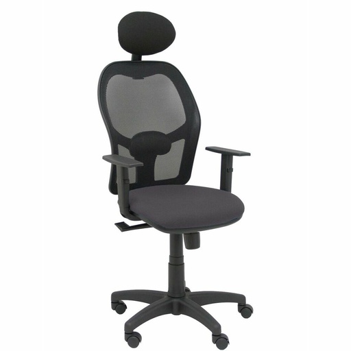 Silla de Oficina con Cabecero Piqueras y Crespo B10CRNC Gris oscuro