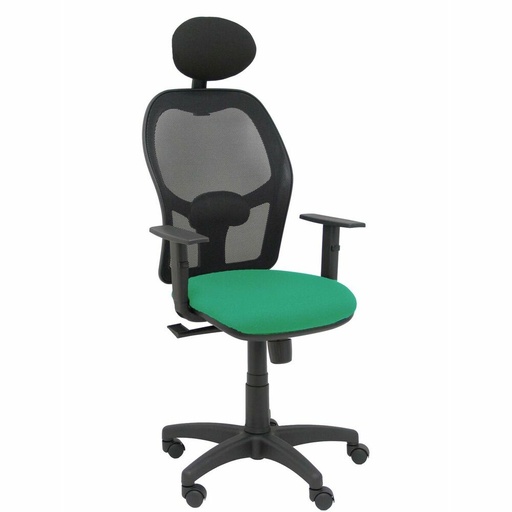 Office Chair with Headrest Piqueras y Crespo B10CRNC Emerald Green