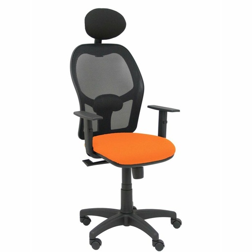 Office Chair with Headrest Piqueras y Crespo B10CRNC Orange