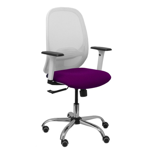 Silla de Oficina Piqueras y Crespo 354CRRP Blanco Morado