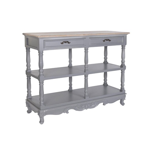 Aparador DKD Home Decor Gris Natural Madera de Paulonia Madera MDF 117 x 39 x 89 cm