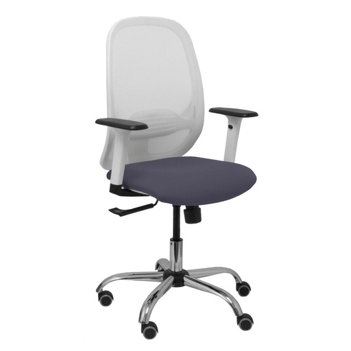Silla de Oficina Piqueras y Crespo 354CRRP Blanco Gris oscuro