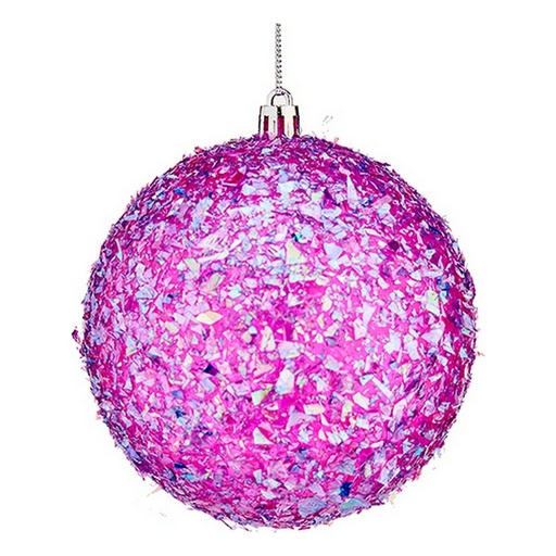 Christmas Baubles Krist+ 00989-8 Purple Ø 10 cm 6 Units